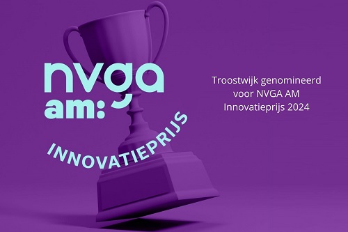Troostwijk genomineerd voor NVGA AM Innovatieprijs 2024