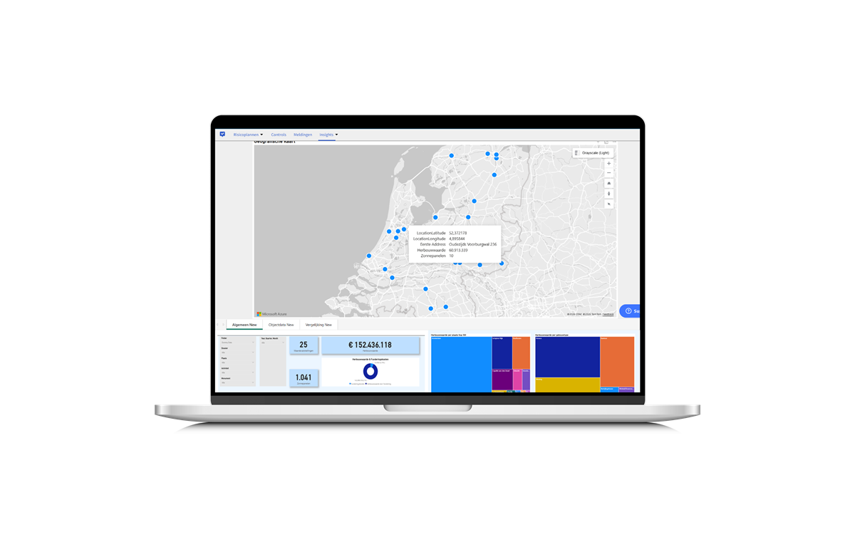 RVM dashboard herbouwwaarden